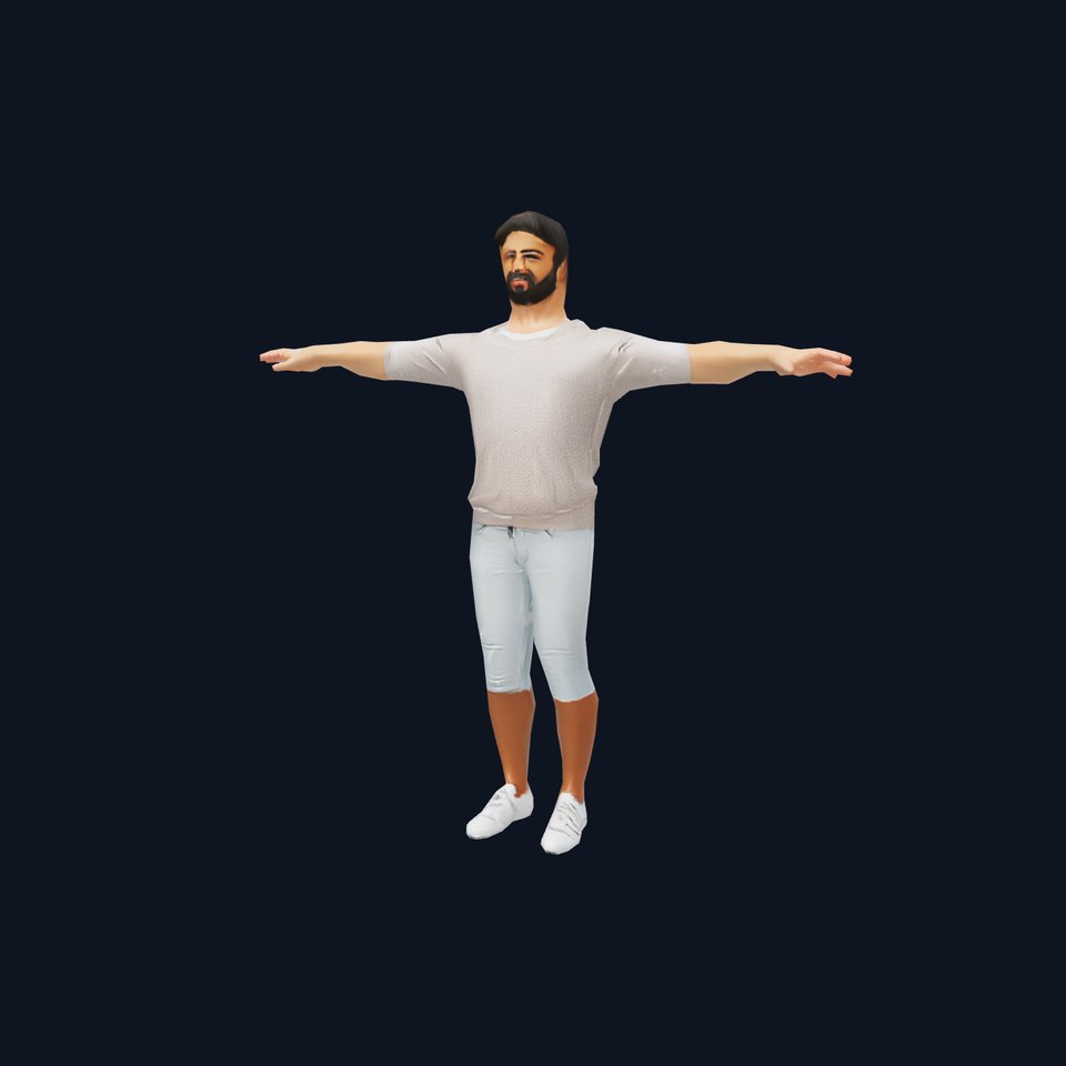 Casual Male Character Model Pack for Realistic Rendering